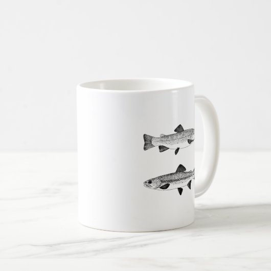  forel kunst koffiemok (Voorkant rechts)