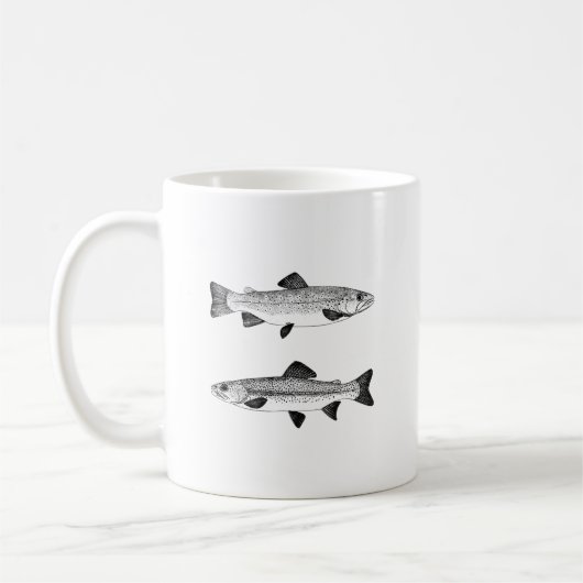  forel kunst koffiemok (Links)