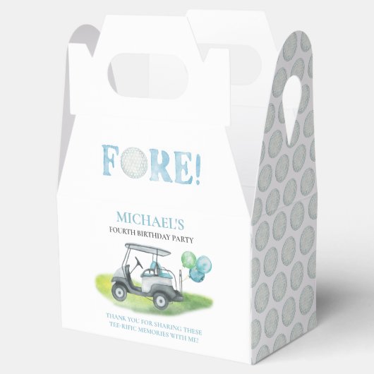 FOREL Mini Golf Thema Verjaardag Favoriet Box Bedankdoosjes (Geopend)