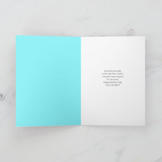 Forel naar moederdag moeder kaart (Binnen)