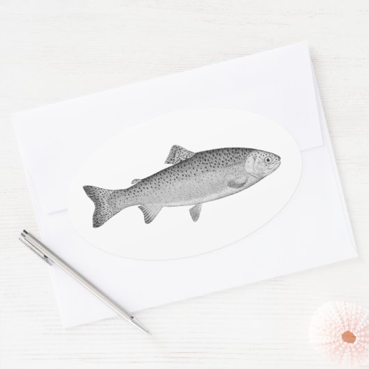  forel ovale sticker (Envelop)