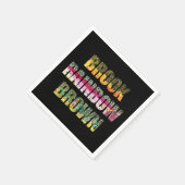 Forel Skins van de beek, regenboog, bruin Servetten (Hoek)