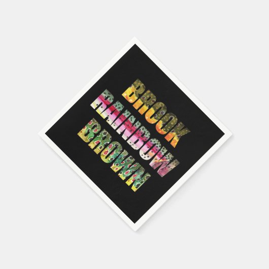 Forel Skins van de beek, regenboog, bruin Servetten (Hoek)