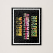 Forel Skins van de Brook, regenboog, bruin Legpuzzel (Verticaal)