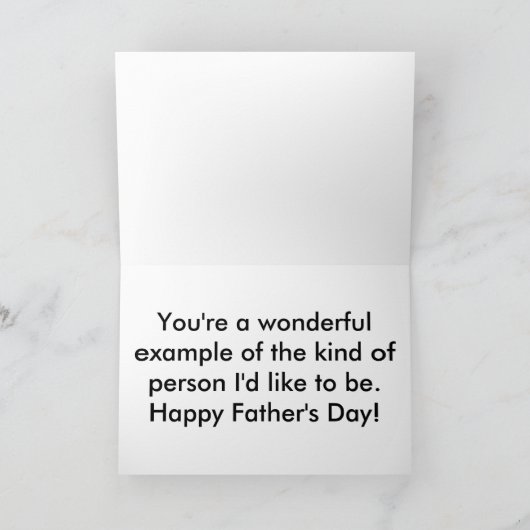 Forel Vaderdag Kaart (grote druk) (Binnen)