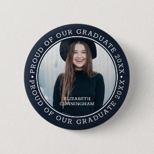 Forel van onze Afstuderen 20XX   Foto Afstuderen Ronde Button 5,7 Cm