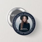 Forel van onze Afstuderen 20XX | Foto Afstuderen Ronde Button 5,7 Cm (Voorkant /achterkant)