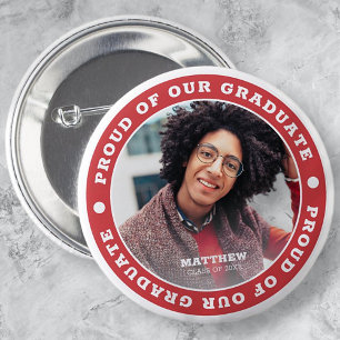 Forel van onze Afstuderen 20XX   Foto Afstuderen Ronde Button 5,7 Cm