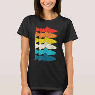 Forel Vintage Vis Vliegvissen Visser T-shirt
