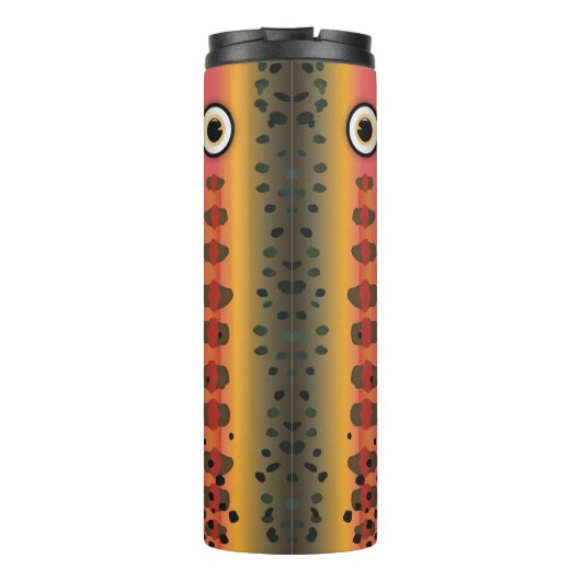 Forel vis, het leven in het meer thermosbeker (Achterkant)