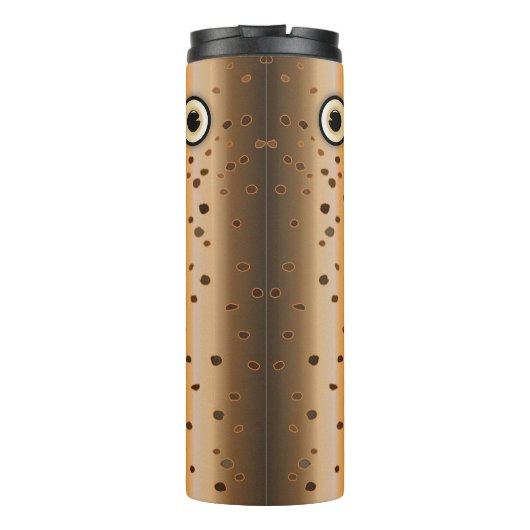 Forel vis, het leven in het meer thermosbeker (Achterkant)