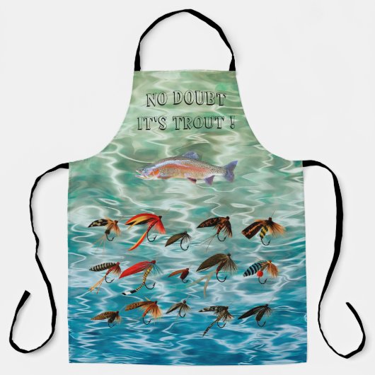Forel Vis & Vliegen Schort (Voorkant)