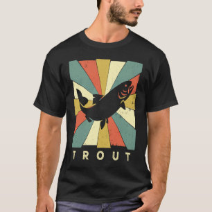  forel visretrostijl t-shirt