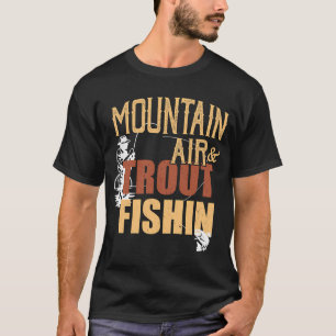 Forel vissen in berglucht t-shirt