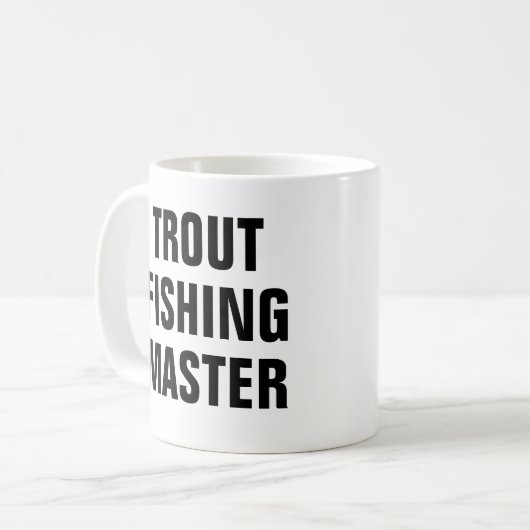 Forel Vissen Meester Koffiemok (Voorkant links)