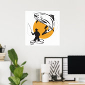 Forel Vissen Poster (Thuiskantoor)