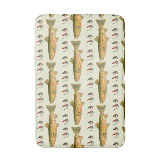 Forel Vissen Theme Badmat (Voorkant Verticaal)