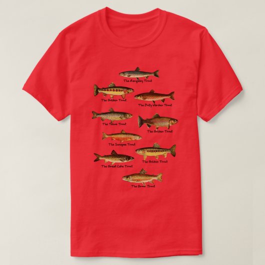Forel Vissen van Pennsylvania 1 T-shirt (Design voorkant)