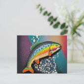 Forel Vissen Vissen Briefkaart (Staand voorkant)