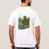 Forel vissen Zoute gons T-shirt (Achterkant)