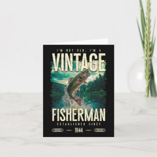 forel visser Funny Gevist Verjaardag 194 Kaart