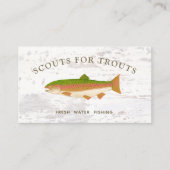 forel Vist charterhout Visitekaartje (Voorkant)