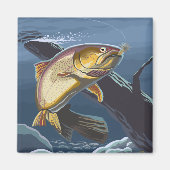 Forel Vist doorsnede 2 Magneet (Voorkant)