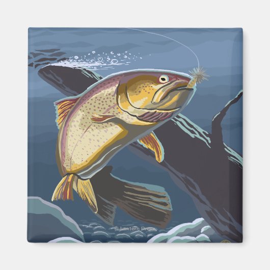 Forel Vist doorsnede 2 Magneet (Voorkant)