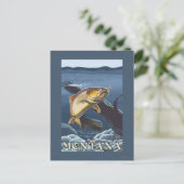 Forel Vist dwarsdoorsnede — Montana Briefkaart (Staand voorkant)