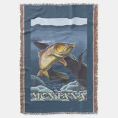 Forel Vist dwarsdoorsnede — Montana Deken (Voorkant Verticaal)