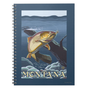 Forel Vist dwarsdoorsnede — Montana Notitieboek