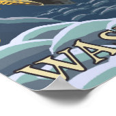 Forel Vist dwarsdoorsnede - Monteer Baker, WA Poster (Hoek)