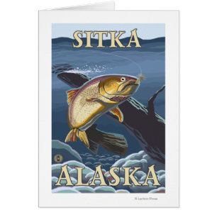 Forel Vist dwarsdoorsnede - Sitka, Alaska