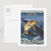 Forel Vist kruispunt 5 Briefkaart (Voorkant / Achterkant)