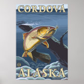 Forel Vist kruissectie - Cordova, Alaska Poster (Voorkant)