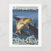 Forel Vist kruissectie - Latouche, Alaska Briefkaart (Voorkant)
