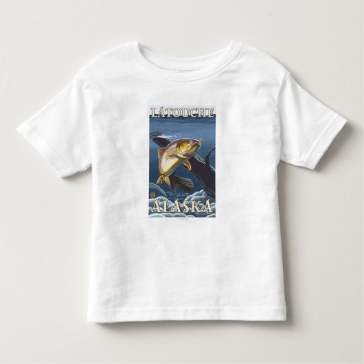 Forel Vist kruissectie - Latouche, Alaska Kinder Shirts (Voorkant)