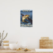 Forel Vist kruissectie - Sitka, Alaska Poster (Keuken)