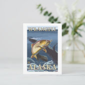 Forel Vist kruissectie - Wrangell, Alaska Briefkaart (Staand voorkant)