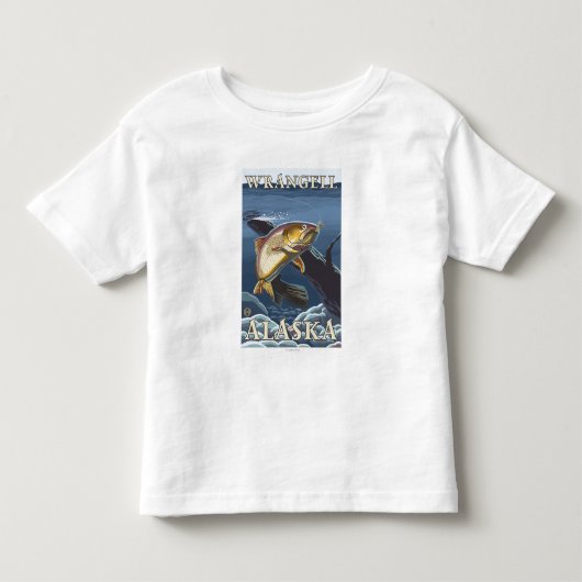 Forel Vist kruissectie - Wrangell, Alaska Kinder Shirts (Voorkant)