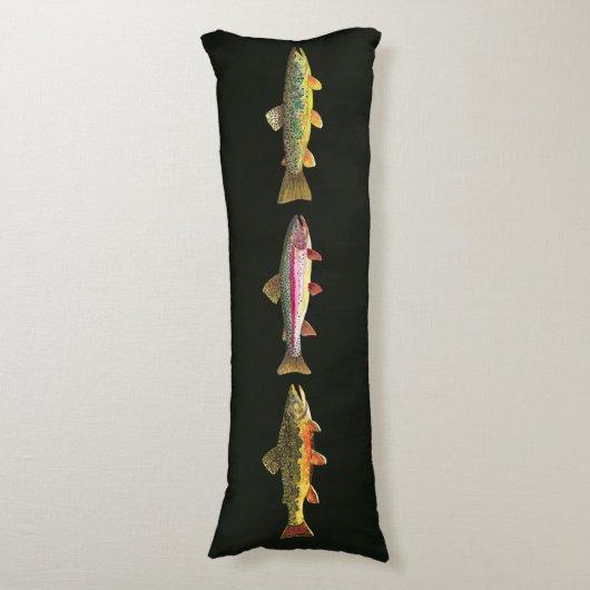 forel Vist Mannen, vrouwen Lichaamskussen (Voorkant Verticaal)