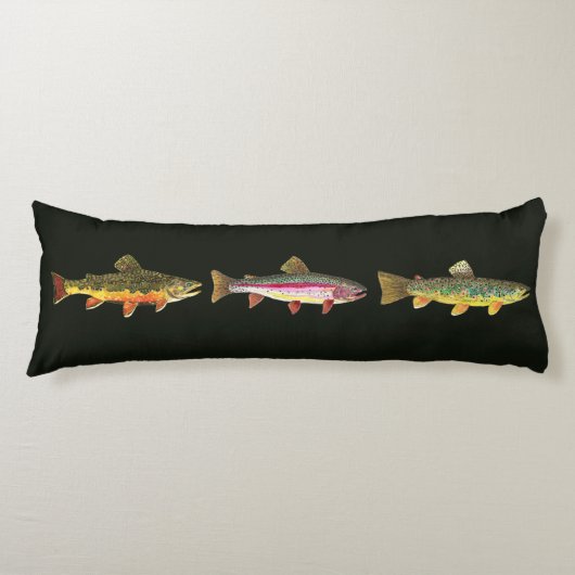 forel Vist Mannen, vrouwen Lichaamskussen (Voorkant)