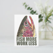 forel Vist meer Briefkaart (Staand voorkant)