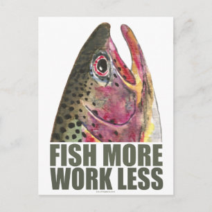 forel Vist meer Briefkaart