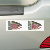 forel Vist meer Bumpersticker (Op auto)