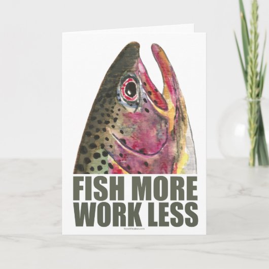 forel Vist meer Kaart (Voorkant)