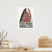 forel Vist meer Poster (Keuken)