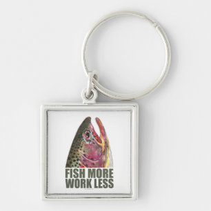 forel Vist meer Sleutelhanger