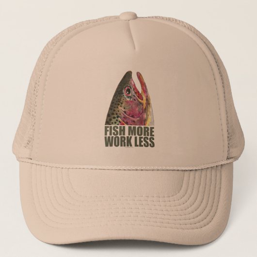 forel Vist meer Trucker Pet (Voorkant)