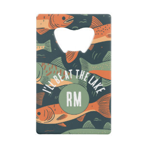 Forel Vist Monogram Creditkaart Flessenopener